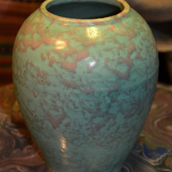 Nice Brush McCoy Vase - Art Pottery
