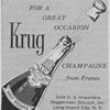 1955 Krug Champagne Advertisements