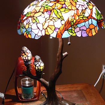 Stained Glass Bird Lamp - Lamps