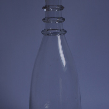 A Tapered Triple Ring Carafe