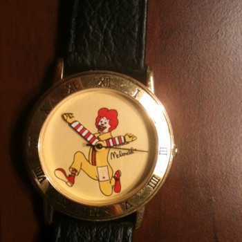 Mac Donalds wrist watch no ident. manufactory anybody know?