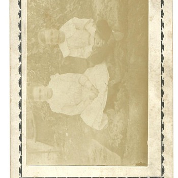 Cabinet Card of Goldie C. Call (Poulton) & John L. Call