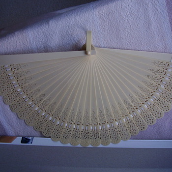 Ivory hand fan