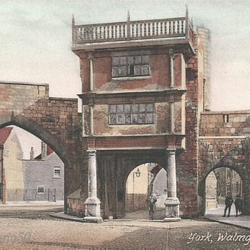 YORK, WALMGATE BAR c. 1900 - Postcards