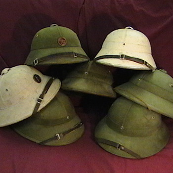North Vietnamese Army and Navy Helmets - Military and Wartime