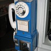 Automatic Electric Co. Blue Three-Slot Payphone