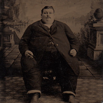 Fat Man Tintype - Photographs