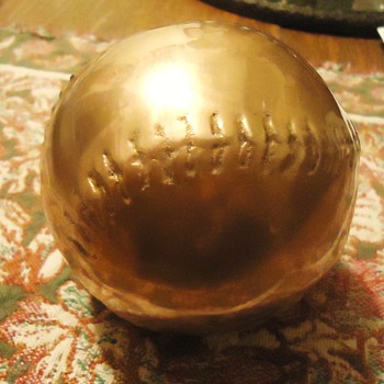 Baseball Brass with Japanese Signature? - Baseball