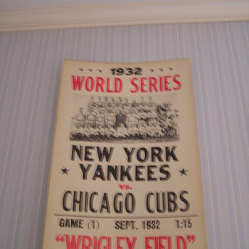 World Series Sign