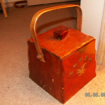 Vintage "Non-Firkin" Firkin - Folk Art