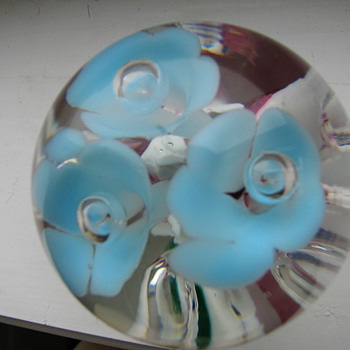 My first glass paperweight - Art Glass