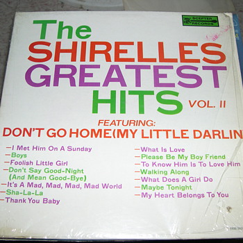 THE SHIRELLES GREATEST HITS ON SCEPTER RECORDS 