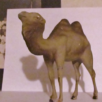 Antique German Nativity Camel - Stick Leg - Christmas