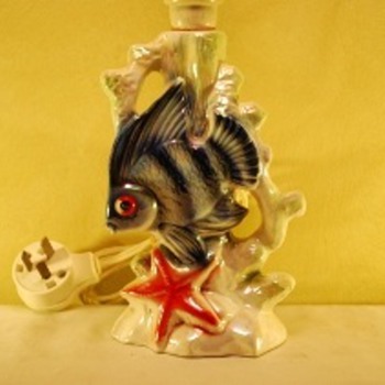 Jema Holland (316) Angel Fish Lamp - Lamps