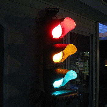 Traffic Light , my latest scrap yard find. - Lamps