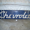 Old chevrolet  dealer sign