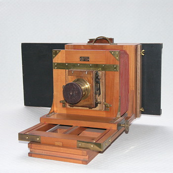 DeMaria-LaPierre French Studio Camera, 1880. - Cameras