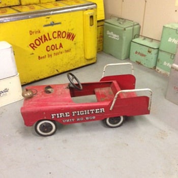 Fire Fighter Pedal Car - Toys