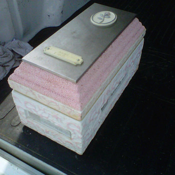 1970's Salesman Sample Burial Vault