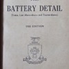 1933 Army Manual ~ 75 mm Gun,The Battery Detail,Horse & Tractor Drawn