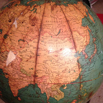 Mid-20th century Globe (George F. Cram Company)