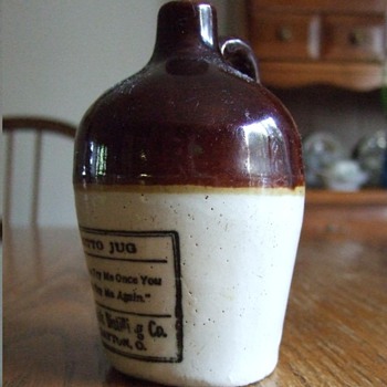 Sample Jug from the Detrick Distilling Co.