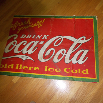 Another Schmidt Museum Store Purchase...a 1930s cloth banner