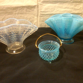 SOME OF MY FAVORITE PIECES OF FENTON HOBNAIL - Glassware