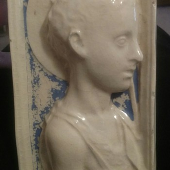 Antique Plaque of Saint? - Pottery