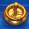 SPIN-A-WAY Brass ashtray