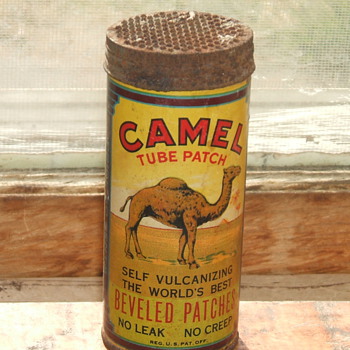 Camel Tire Patch Kit (round can) - Petroliana