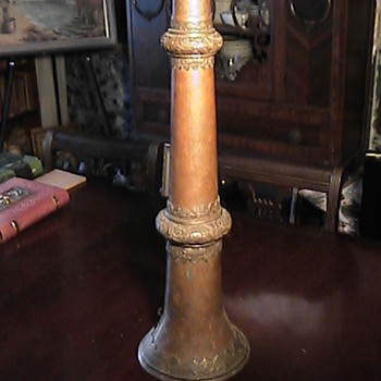 Tibetan Ceremonial Horn Copper 19th Century - Asian