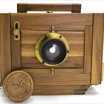 Dry Plate Camera made with unusual Manzanita Wood