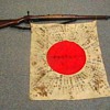 WW II Japanese Type 38 Rifle with Yosegaki Hinomaru Flag