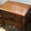 Handcrafted exquisite walnut center table of Thai origin