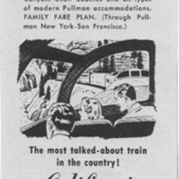 1954 Western Pacific Railway Advertisement