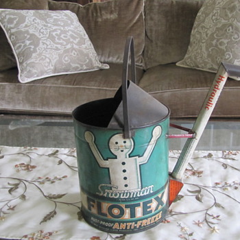 Folk Art Automobilia Watering Can?