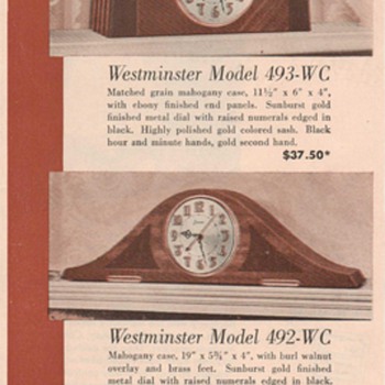 1950 Sessions Clock Advertisement
