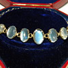 Antique Victorian Ceylon Moonstone 9ct 9k Bracelet 