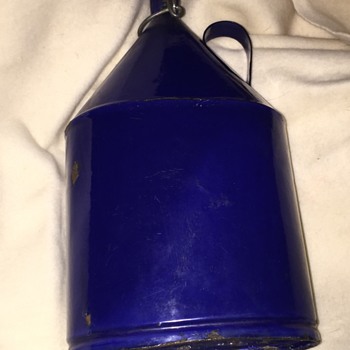 Cobalt Enamel Water Bottle - Bottles