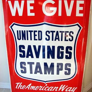 United States Savings Stamps Sign - Signs