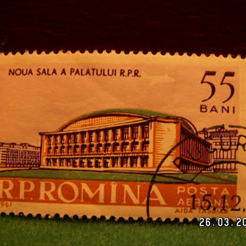 1961 Romina (Romania) 55 Bani Stamp ~ Used - Stamps