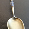 DAVID ANDERSEN SILVER GILT CLOISONNÉ ENAMEL "DRAGESTIL" SPOON