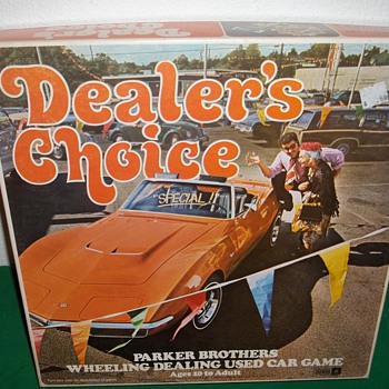 1972 Parker Brothers, Dealer's Choice board game. - Games