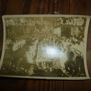 1920s Photograph of Roosevelt at Camp