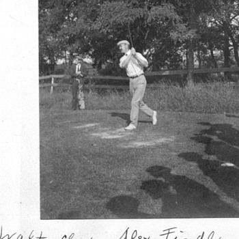 Walter Clark and Alex Findley both famous golfers 1905