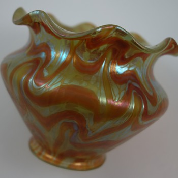 Loetz Lamp Shade, Phänomen Genre 1/104, PN unknown, ca. 1901 - Art Glass