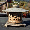 Old Japanese Iron Garden Lantern