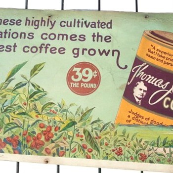 Early 1900's Thomas J. Webb Coffee Advertisement
