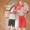 Vintage cloth and plastic dolls